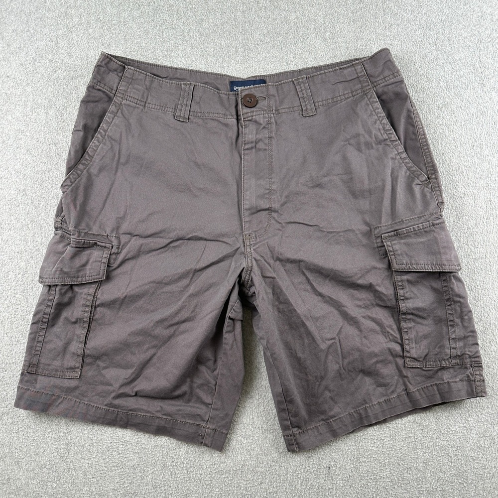 Great Northwest Cargo Shorts Mens 36 Brown HG-5050-BRN Casual Stretch Pocket